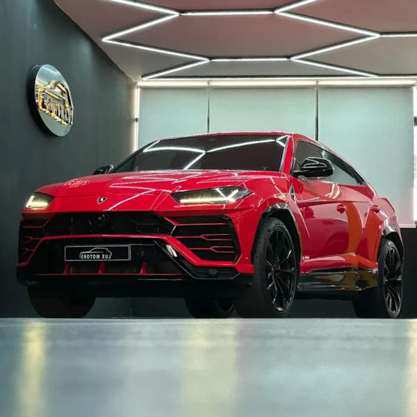 Lamborghini Urus Red For Rent in Dubai